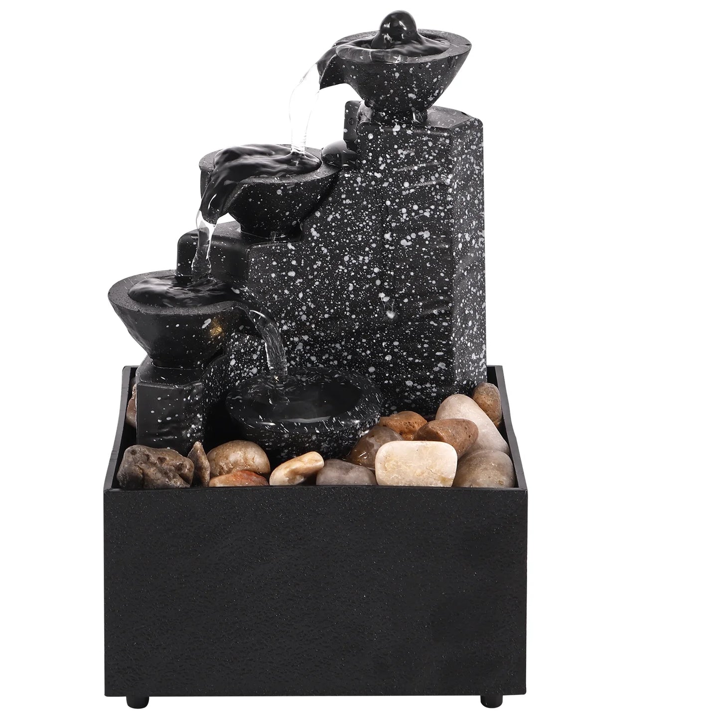 Pcapzz Indoor & Outdoor ABS Tabletop Waterfall Fountain