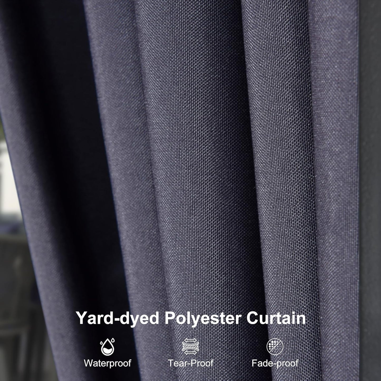 10' X 12' Hardtop Gazebo Aluminum Gazebo with Galvanized Steel Double Roof for Backyard Patio Lawn and Garden, Curtains and Netting Included, Navy Blue