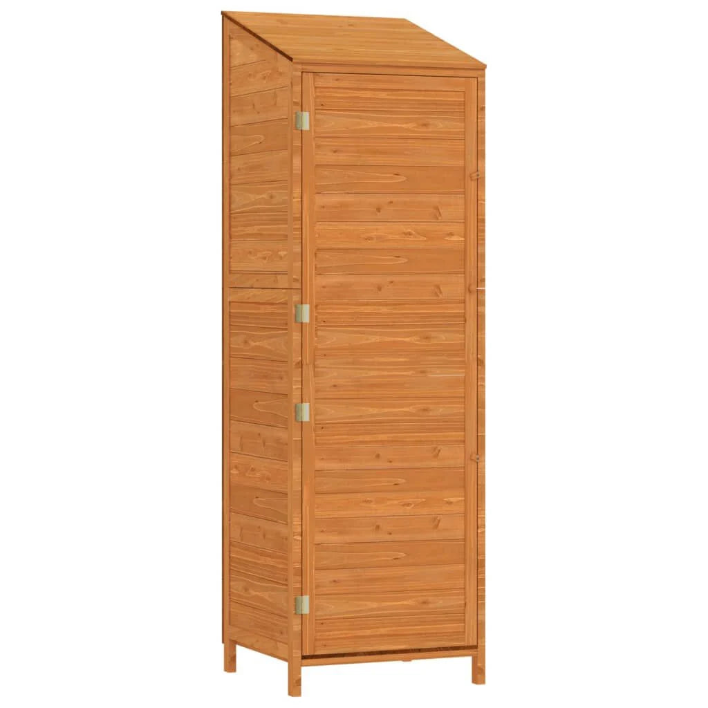 Garden Shed Anthracite Solid Fir Wood Compact Garden Shed
