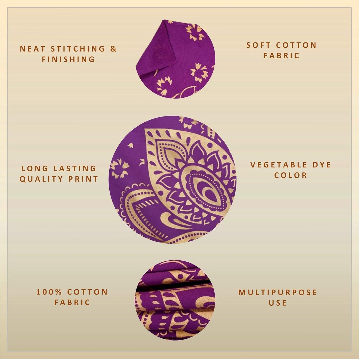 Purple Gold Passion Ombre Mandala Tapestry, Boho Mandala Tapestry, Wall Hanging, Gypsy Tapestry, 84 X 54 Inches