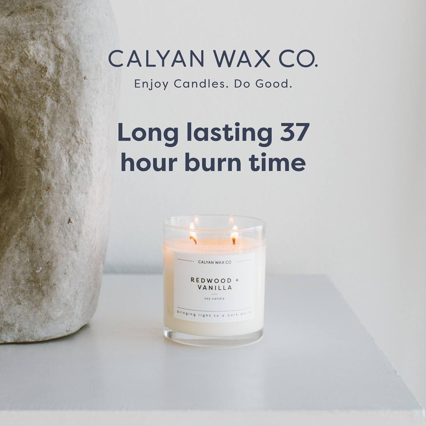 2 Wick Candle, Home + Holiday Scented Candle, 37 Hour Burn Time, Aromatherapy Soy Candles, Non Toxic & Vegan Soy Wax, Glass Tumbler Scented Candles, 8.8Oz