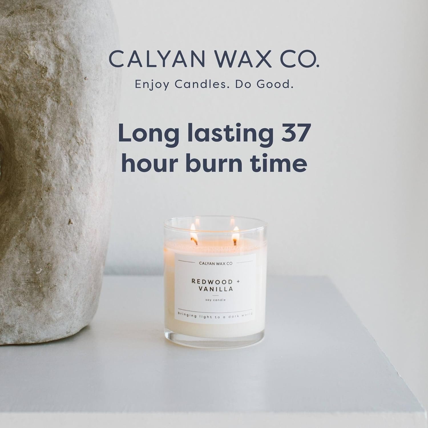 2 Wick Candle, Home + Holiday Scented Candle, 37 Hour Burn Time, Aromatherapy Soy Candles, Non Toxic & Vegan Soy Wax, Glass Tumbler Scented Candles, 8.8Oz