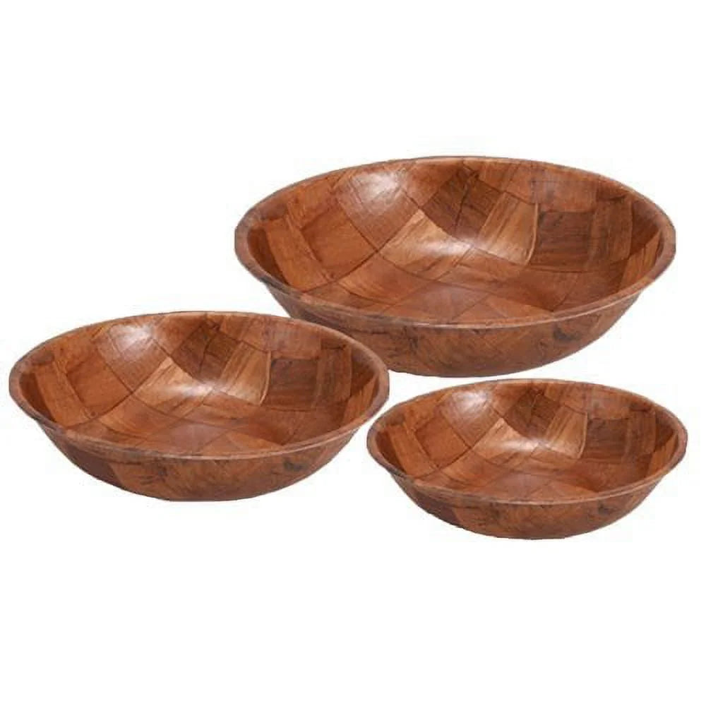 WWB-6 Wooden Woven Salad Bowl, 6-Inch