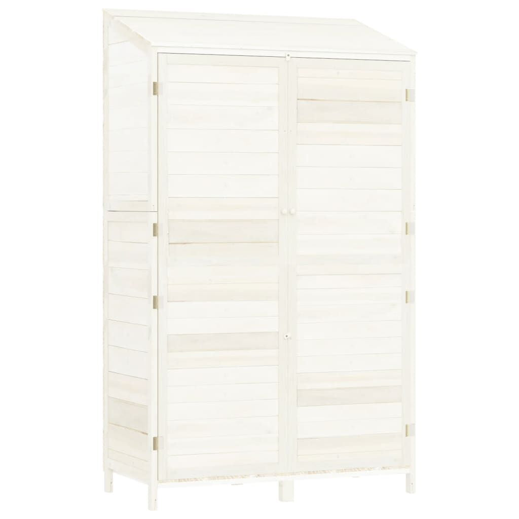 Garden Shed Anthracite Solid Fir Wood Medium Garden Shed
