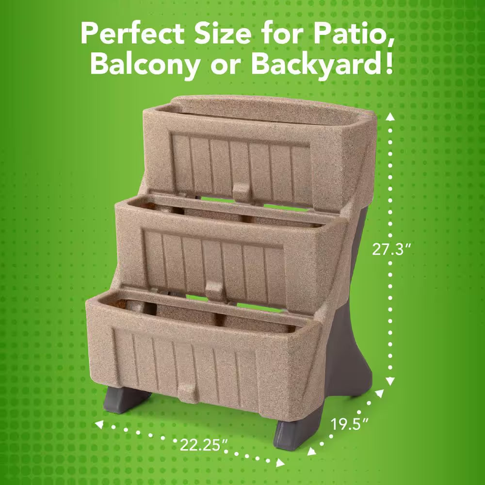 3-Level Herb and Flower Garden Planter