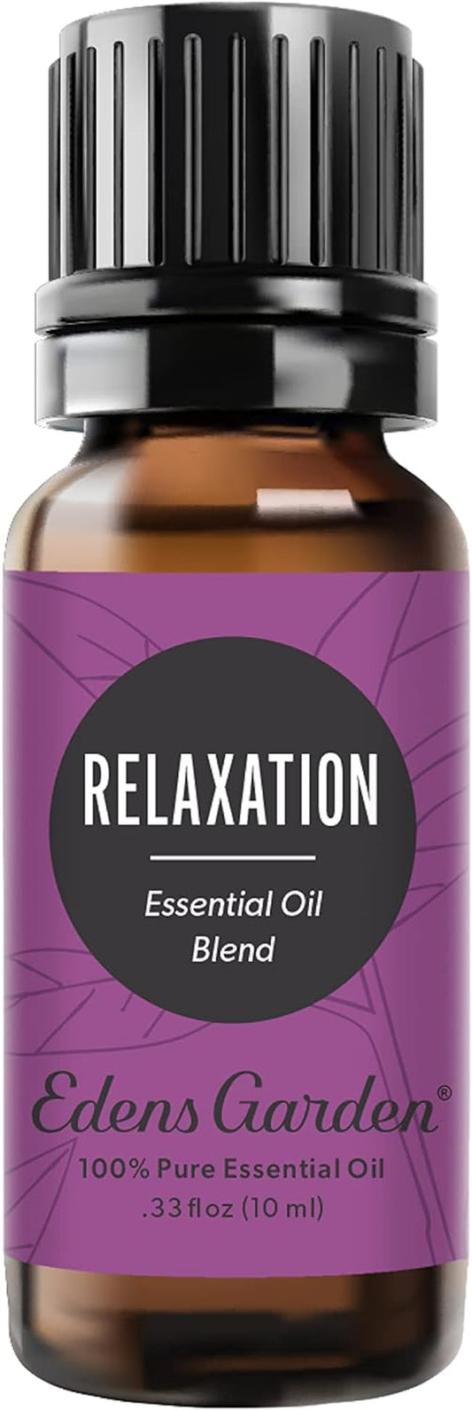 Relaxation Essential Oil Blend- 100% Pure Premium Grade, Undiluted, Natural, Therapeutic, Aromatherapy, the Best for Diffusing, Skin, Candle, Humidifiers 10 Ml (.33 Fl Oz)
