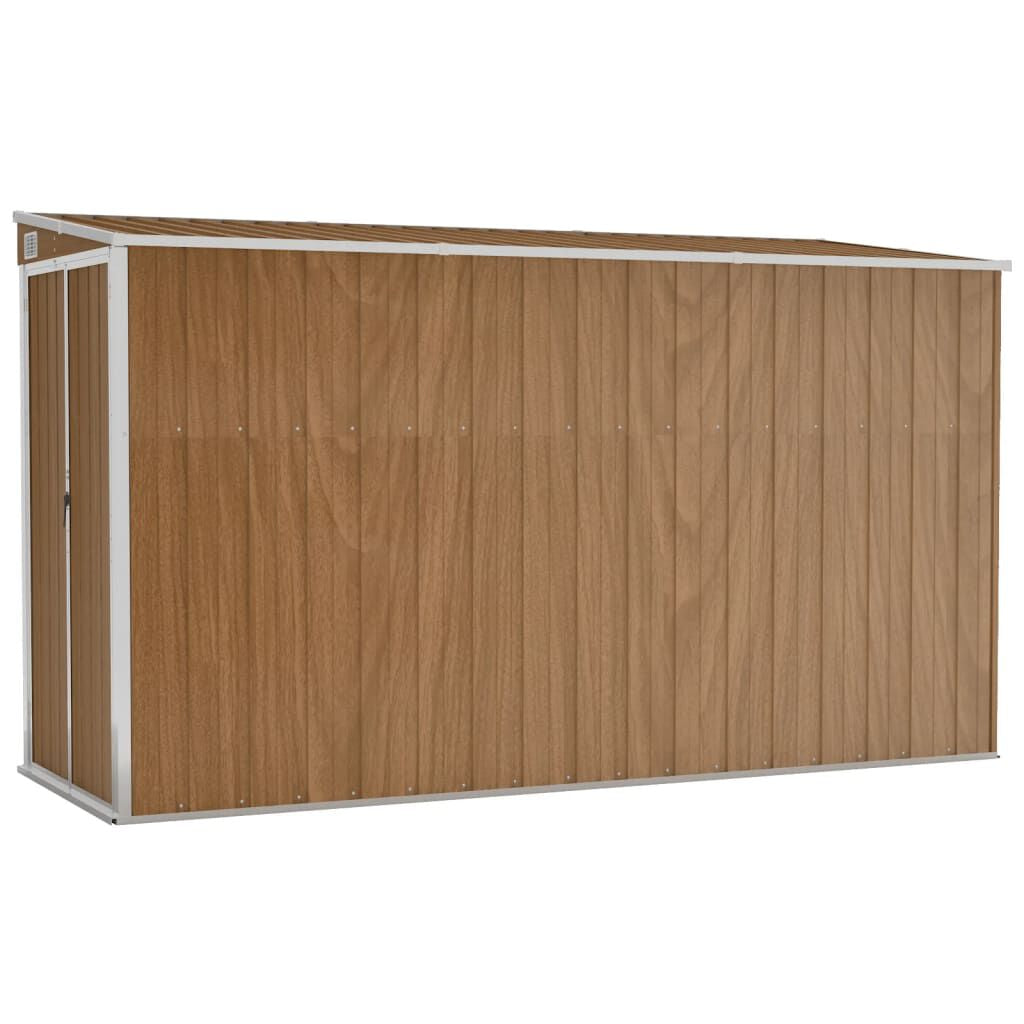 Garden Shed Grey Galvanized Steel Large Garden Shed Rectangular