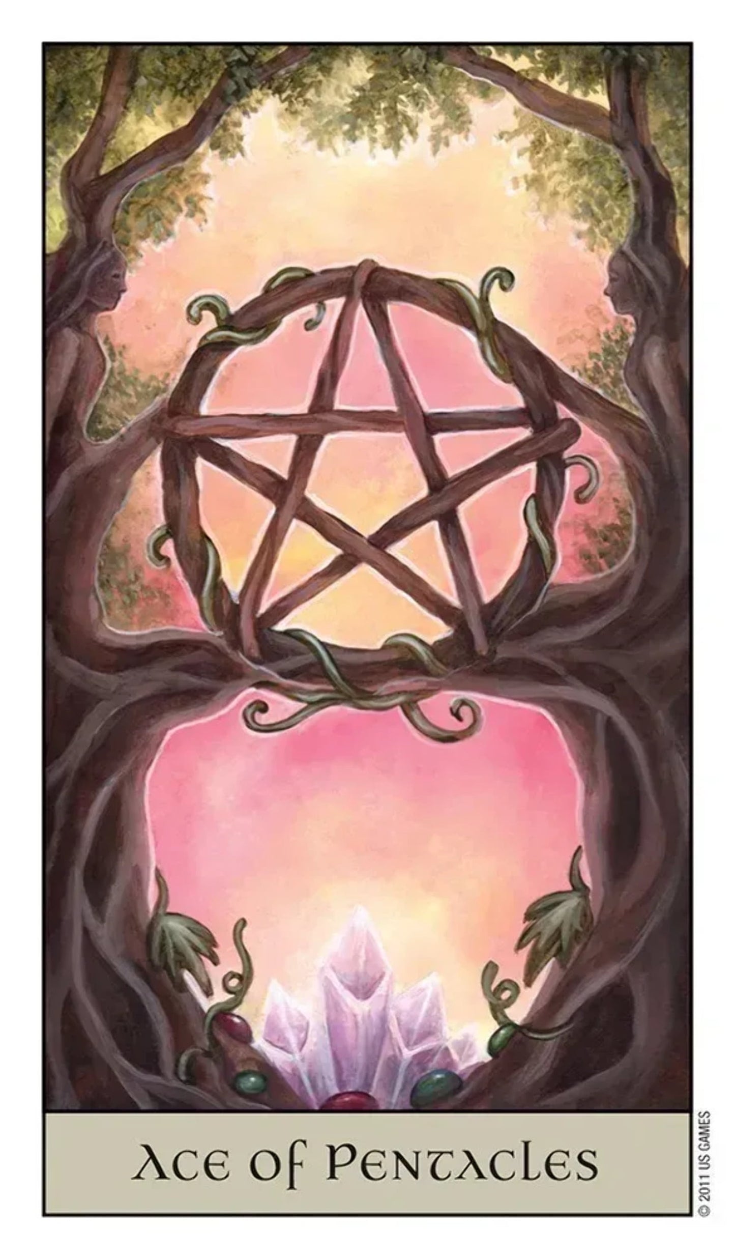 : Crystal Vision Tarot, Book 1 (Hardcover)