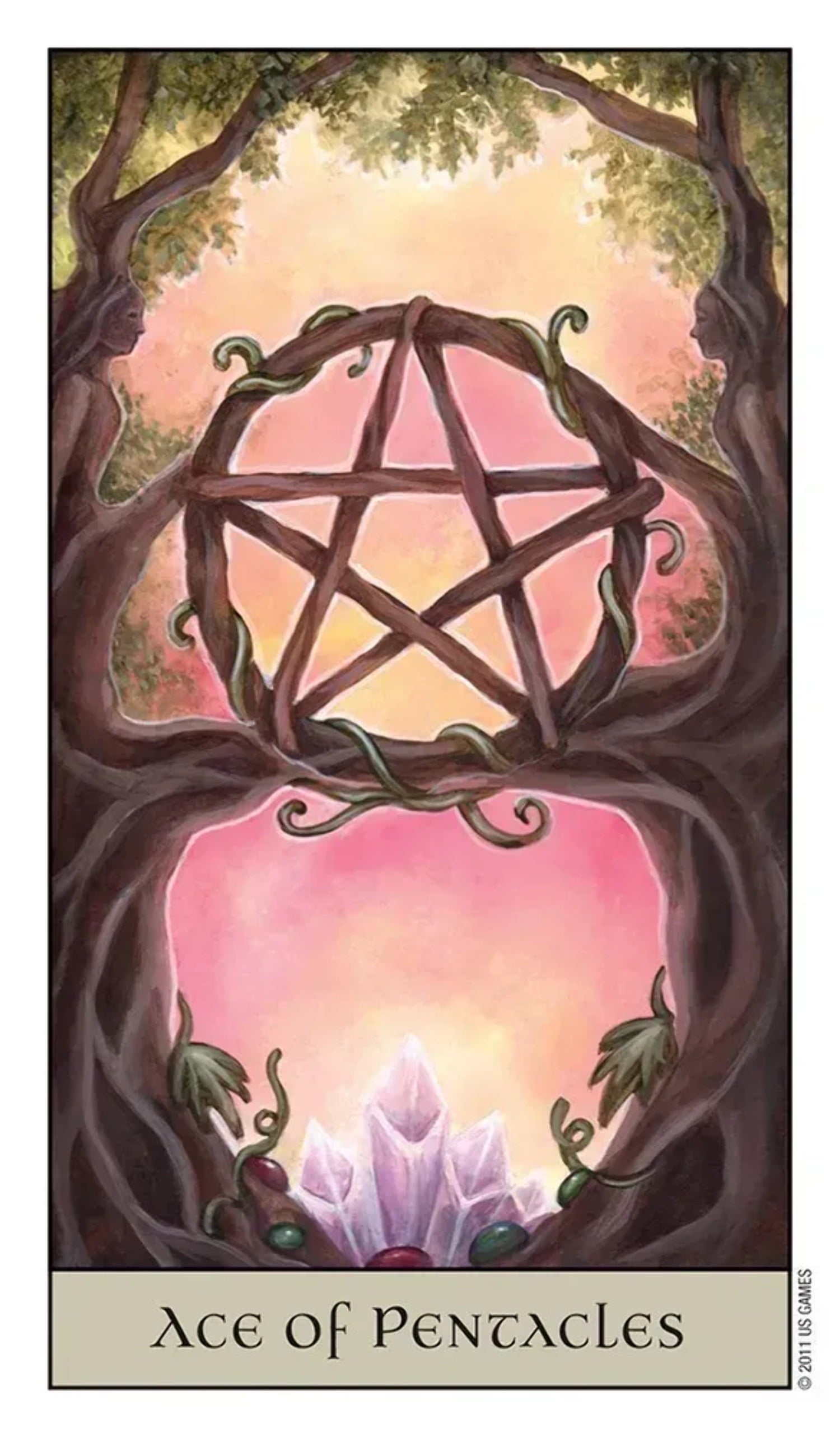 : Crystal Vision Tarot, Book 1 (Hardcover)