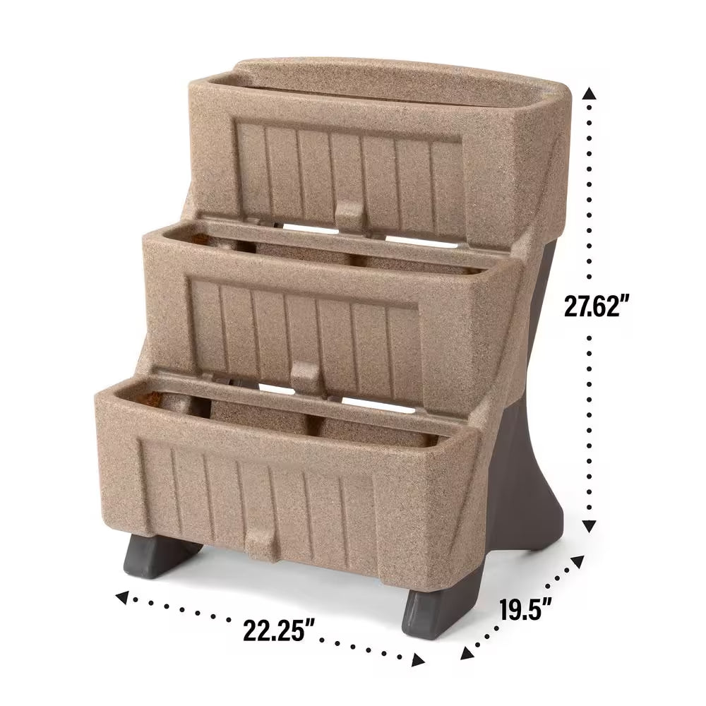 3-Level Herb and Flower Garden Planter