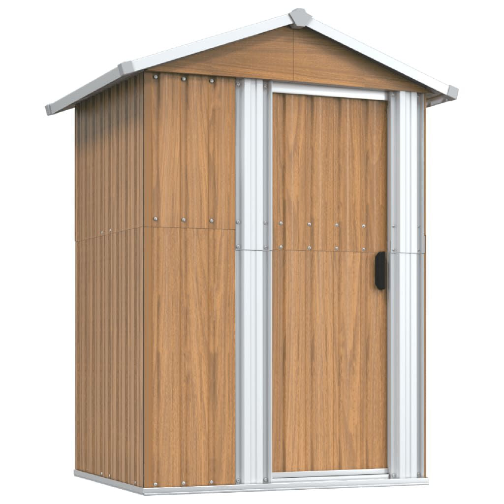 Garden Shed Green Galvanized Steel 49.6X38.4X69.7 in Garden Shed