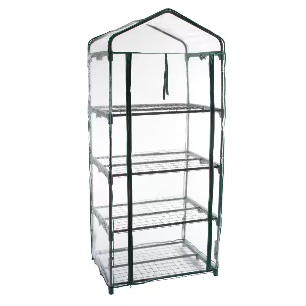 27.5 In. X 19 In. X 63 In. 4 Tier Greenhouse