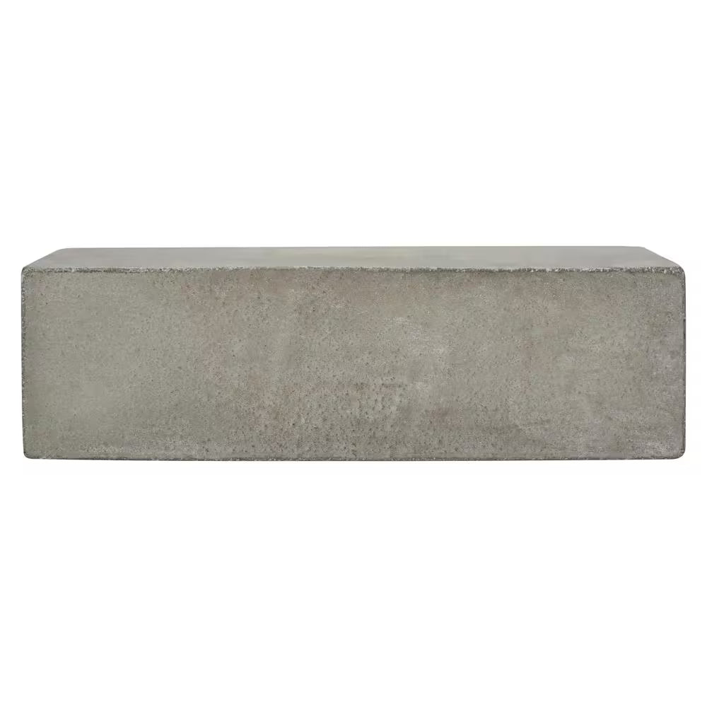12.3 In. Trio Medium Concrete Gray Concrete Planter (3.6 In. L X 12.3 In. W X 3.5 In. H)