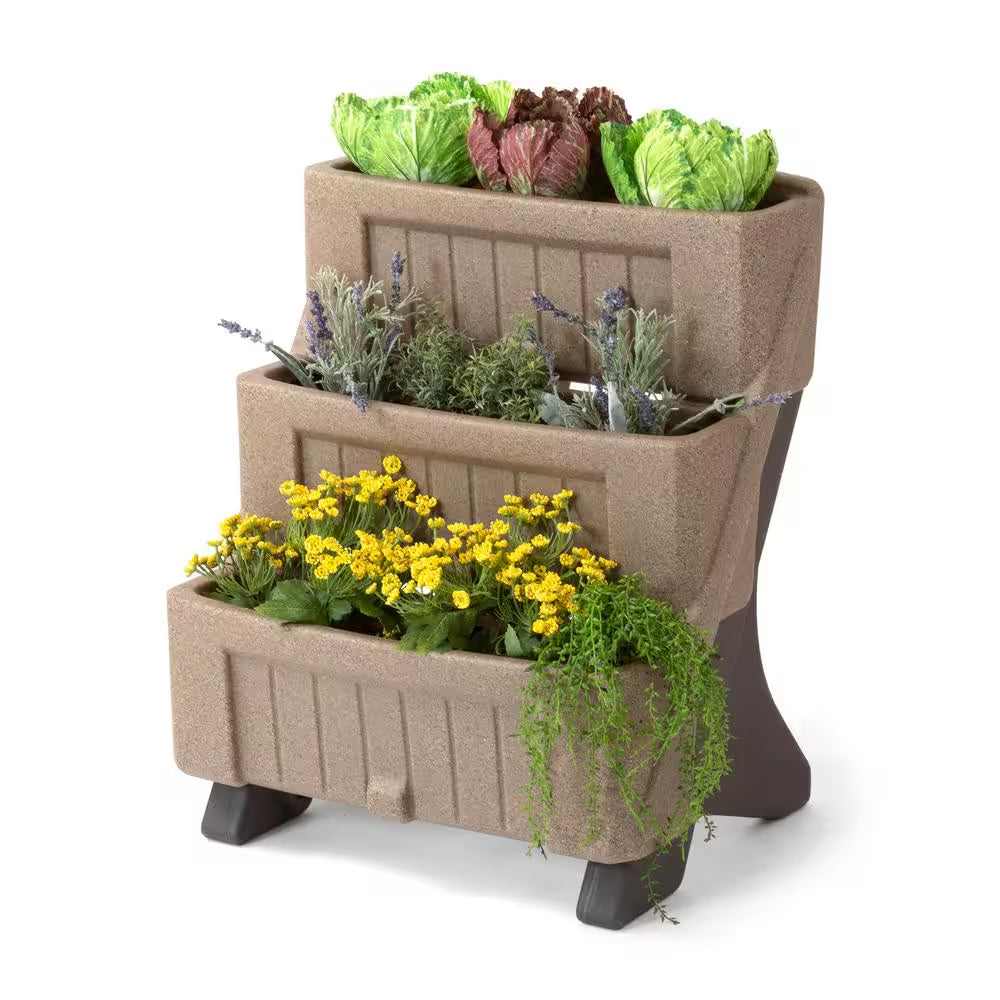 3-Level Herb and Flower Garden Planter