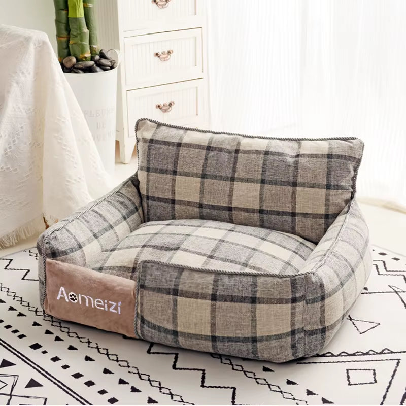 Big Dog Bed Removable Pet Sofa Bed for Small Medium Big Dogs Washable Cat House Mats Soft Pet Sleeping Beds Dog Accessories