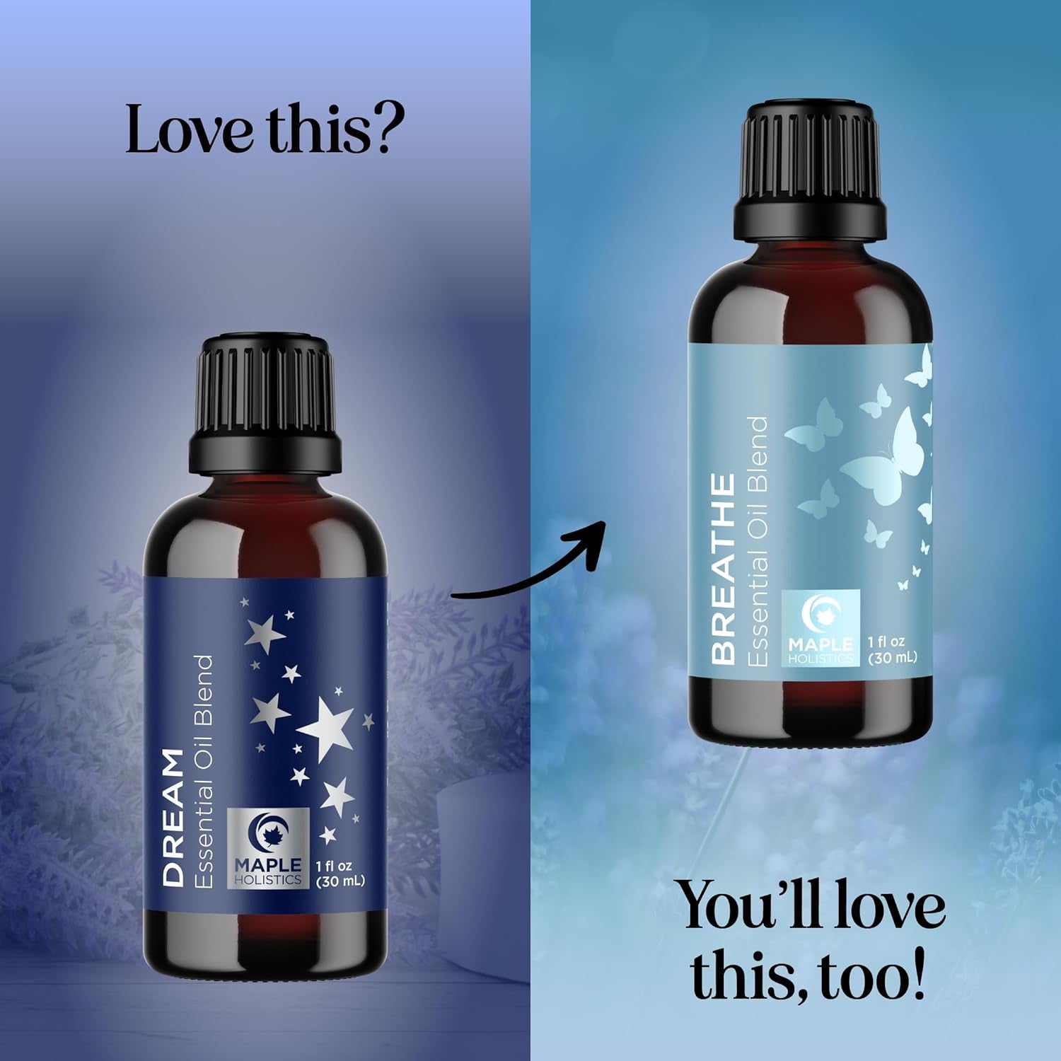 Sleep Essential Oil Blend for Diffuser - Dream Essential Oils for Diffusers Aromatherapy and Relaxation with Clary Sage Ylang-Ylang Roman Chamomile and Lavender for Sleep Time Support (1 Fl Oz)