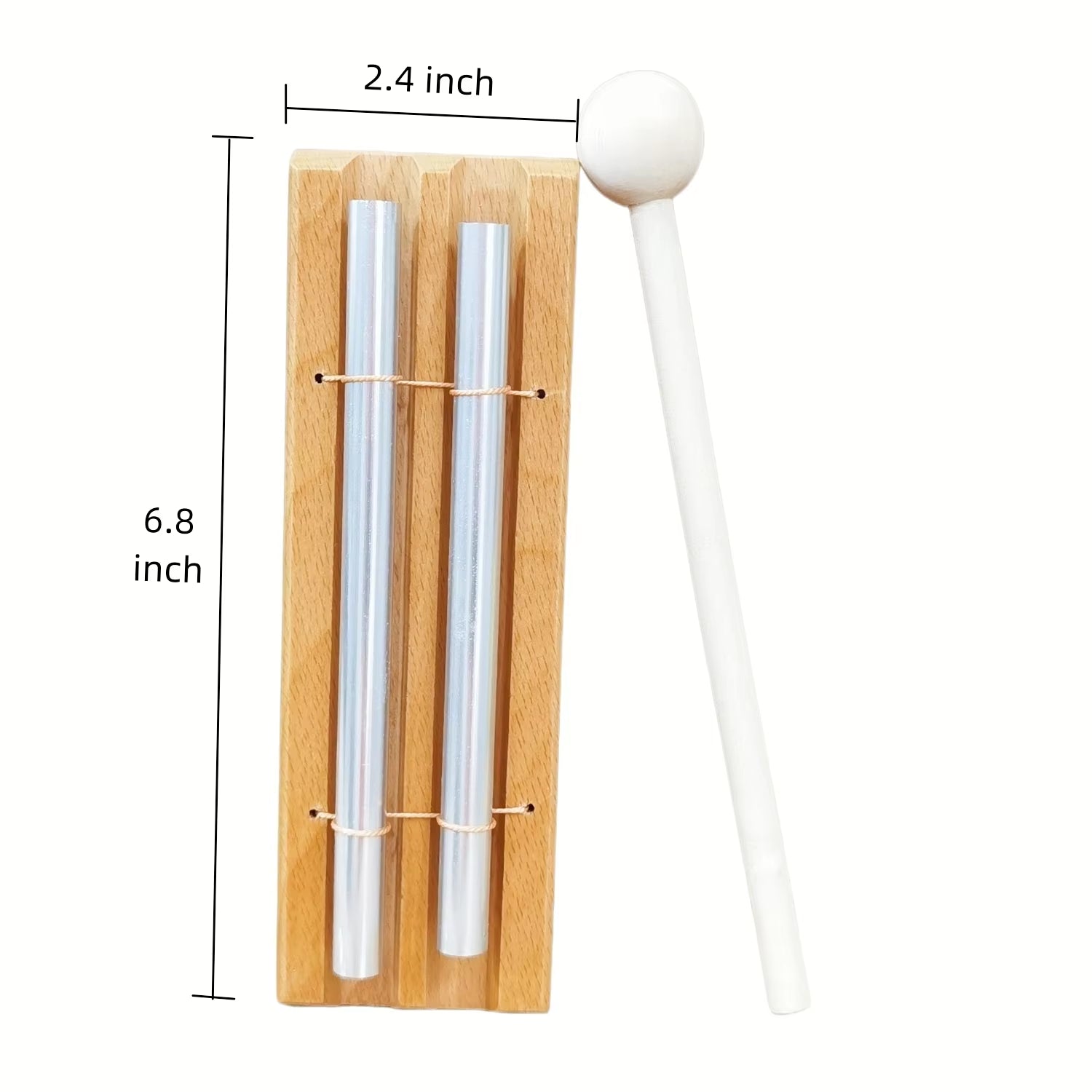 Meditation Chimes 1Phoneme the Original Guaranteed Musically Tuned Wind Zenergy Hand Chime for Classrooms Meditation Mindfulness