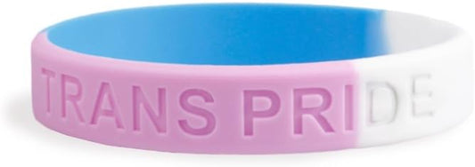 | Pride Silicone Bracelet - Support Pride Causes - LGBTQ+ Rainbow Bracelet for Women & Men (1 Bracelet)