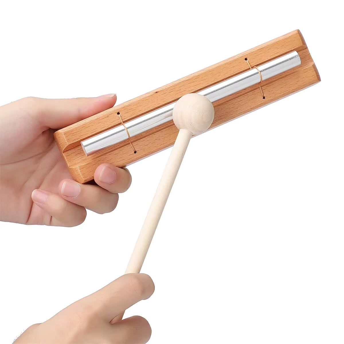 Meditation Chimes 1Phoneme the Original Guaranteed Musically Tuned Wind Zenergy Hand Chime for Classrooms Meditation Mindfulness