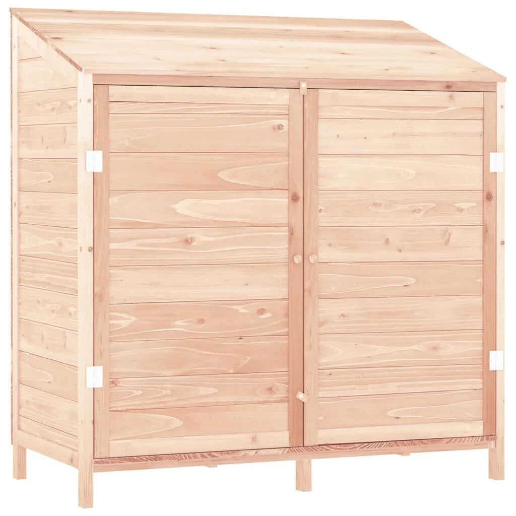 Garden Shed Anthracite Solid Fir Wood Medium Garden Shed