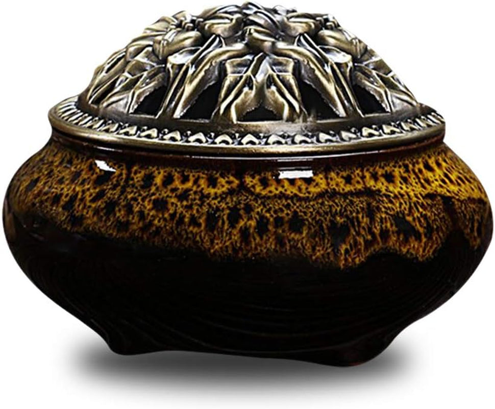 Ceramic Home Decoration Incense Sticks or Cones Burner Porcelain Incense Holder