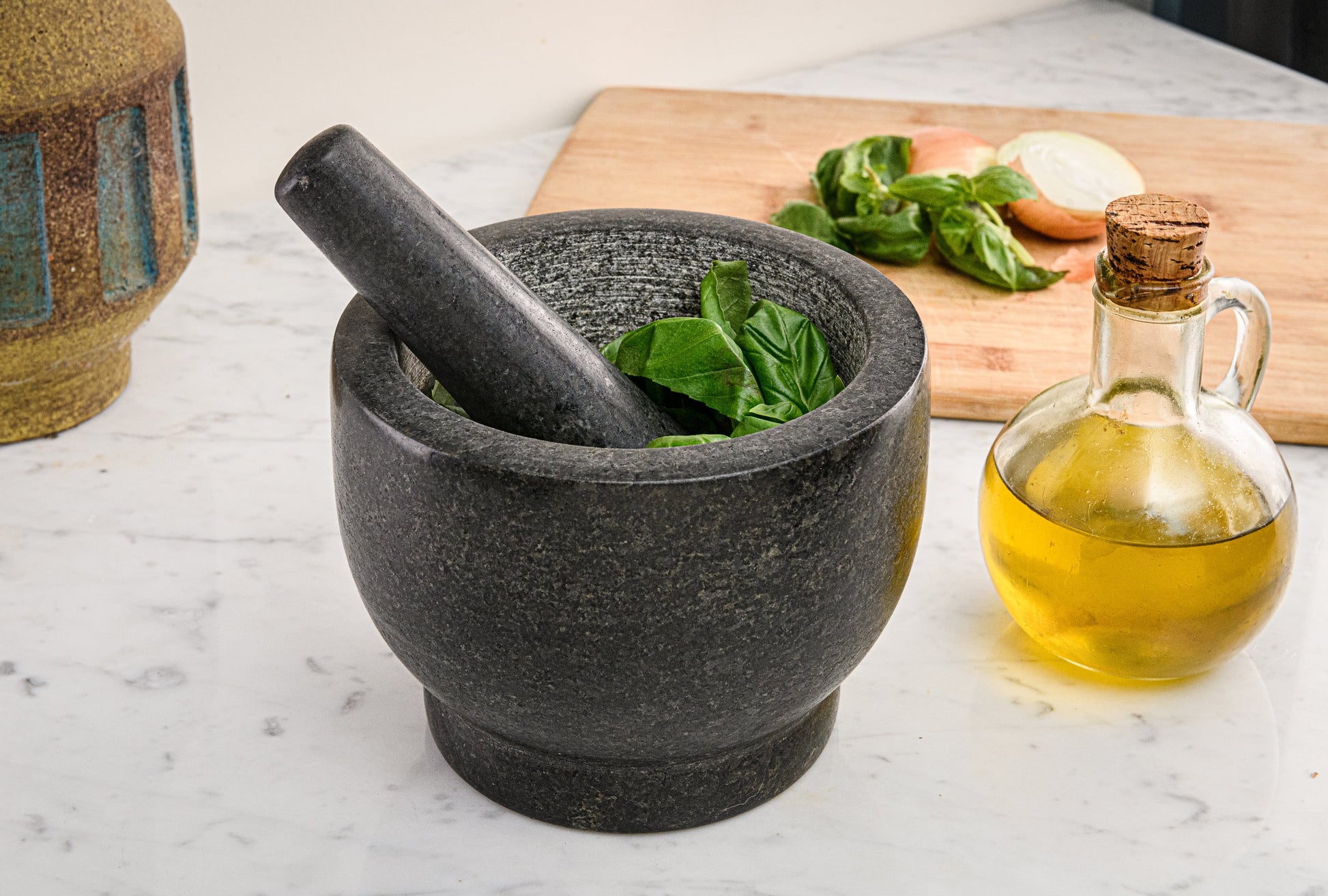 Cilio by  "Goliath" Mortar & Pestle, Granite 5"