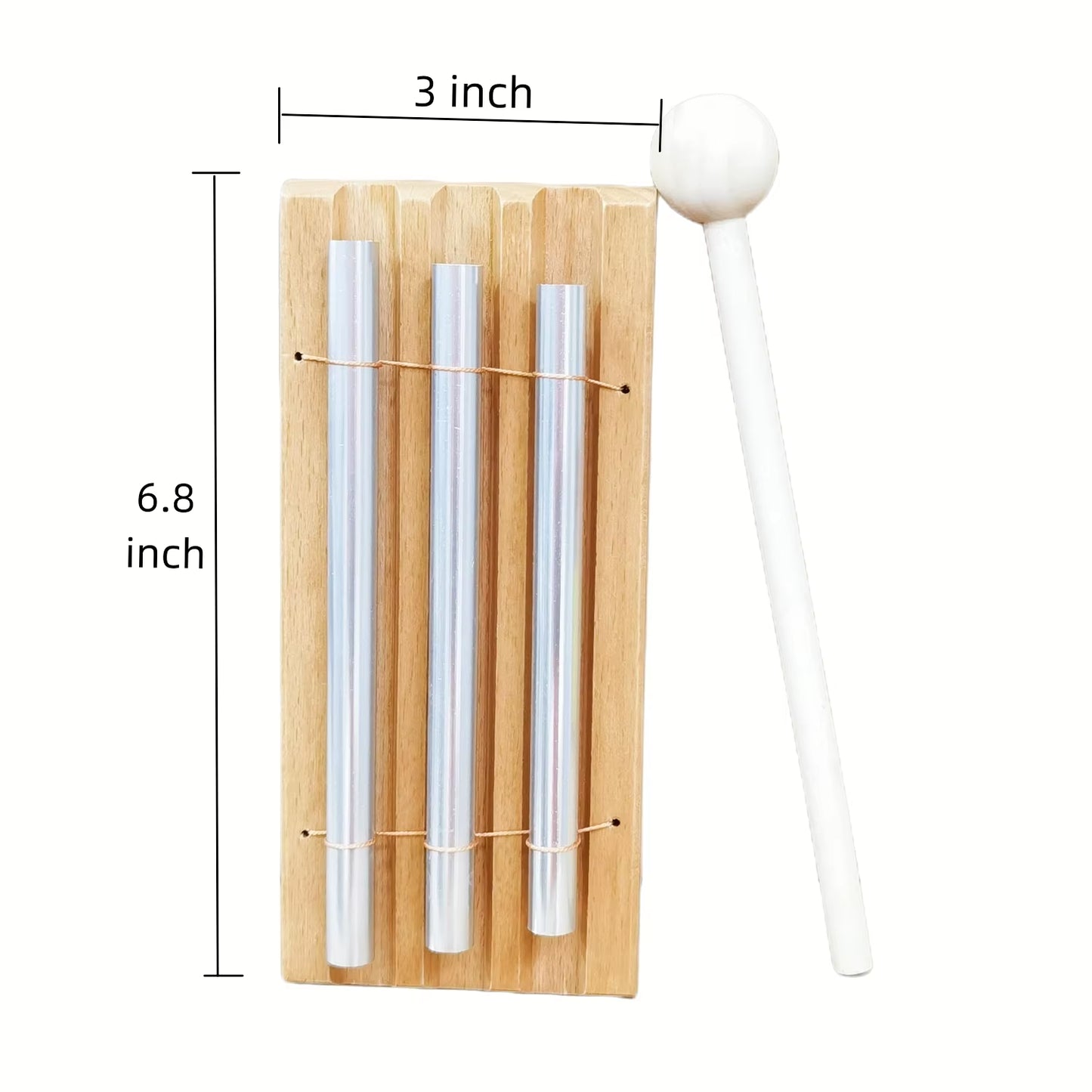 Meditation Chimes 1Phoneme the Original Guaranteed Musically Tuned Wind Zenergy Hand Chime for Classrooms Meditation Mindfulness