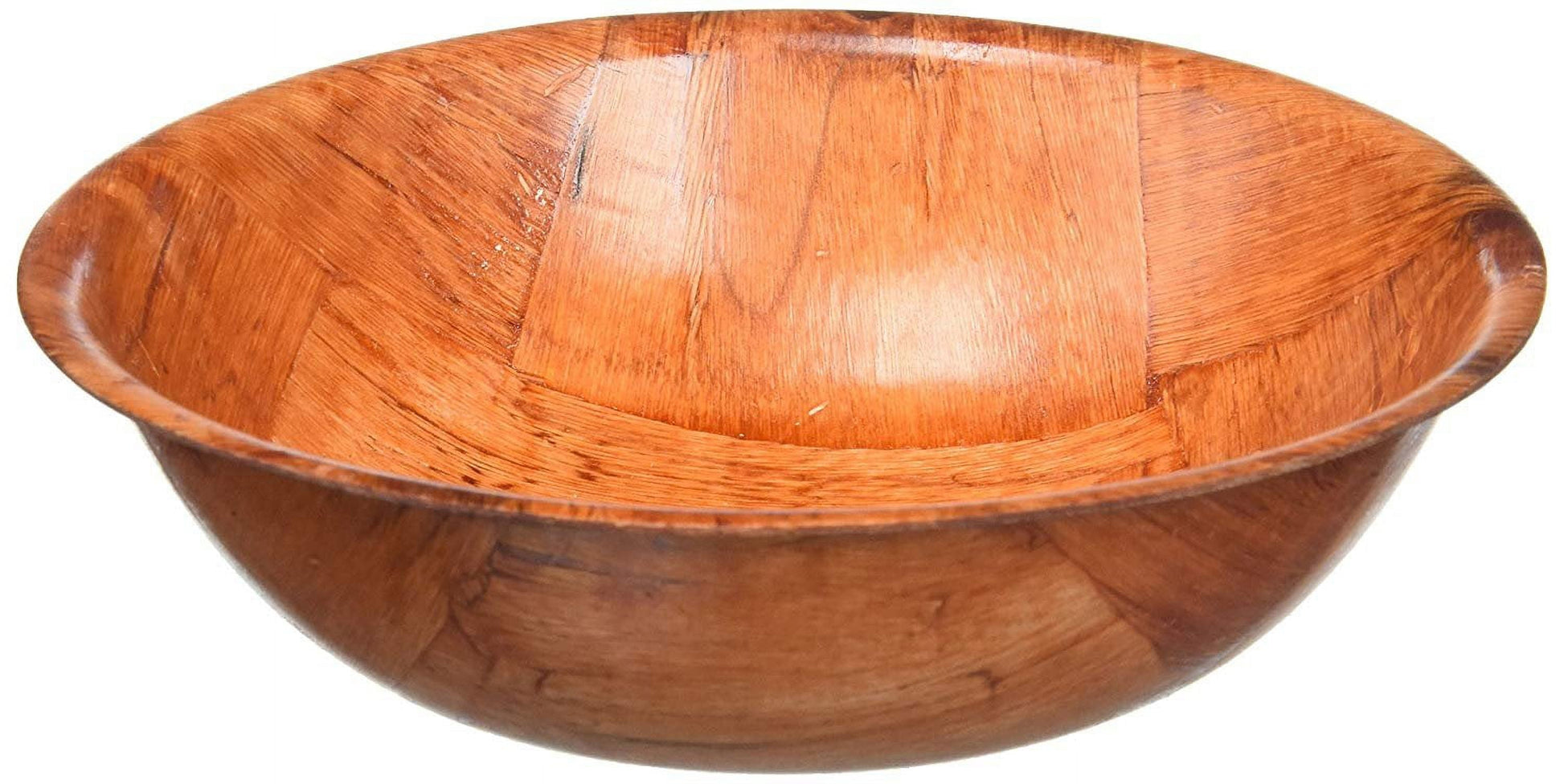 WWB-6 Wooden Woven Salad Bowl, 6-Inch