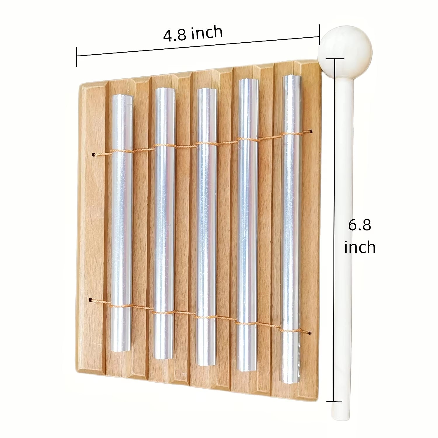 Meditation Chimes 1Phoneme the Original Guaranteed Musically Tuned Wind Zenergy Hand Chime for Classrooms Meditation Mindfulness