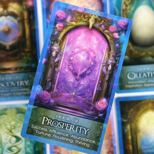 10.3*6Cm Doors of Destiny Oracle Deck 32-Card Tarot-Inspired Oracle Set