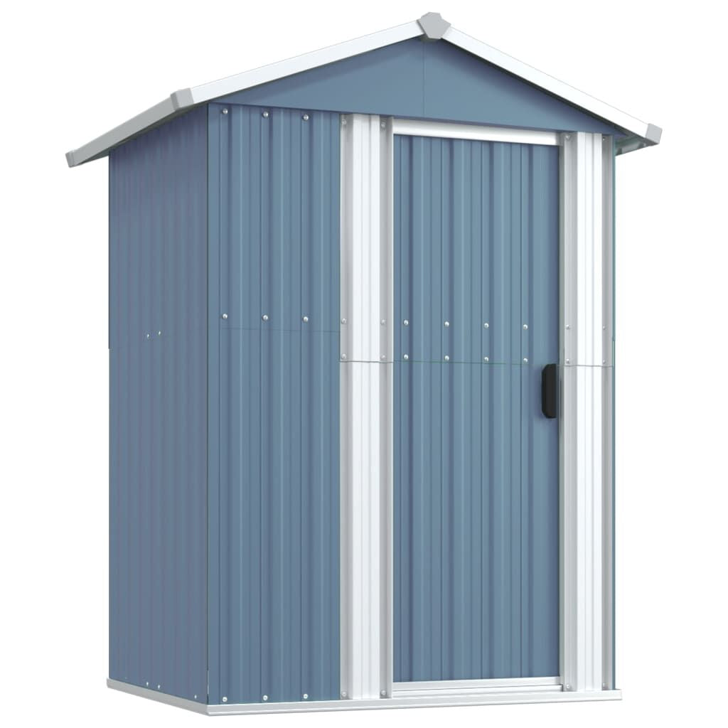 Garden Shed Green Galvanized Steel 49.6X38.4X69.7 in Garden Shed