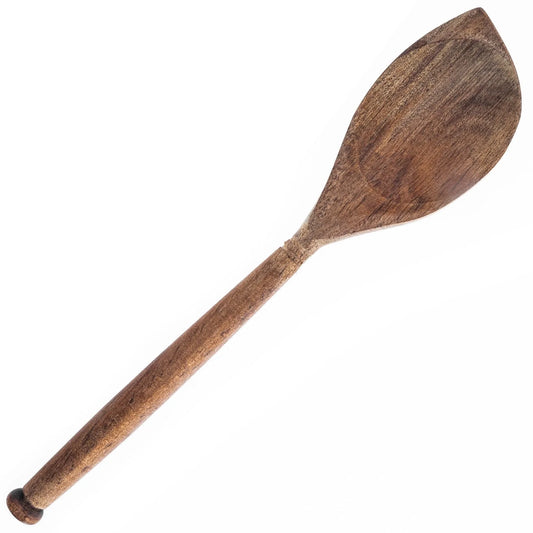 1Pc Solid Acacia Wooden Corner Spoon Kitchen Utensils Cooking Baking Home Essentials 11.5 Inch