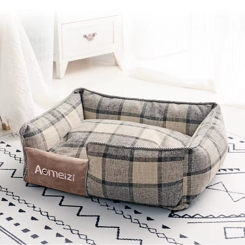 Big Dog Bed Removable Pet Sofa Bed for Small Medium Big Dogs Washable Cat House Mats Soft Pet Sleeping Beds Dog Accessories