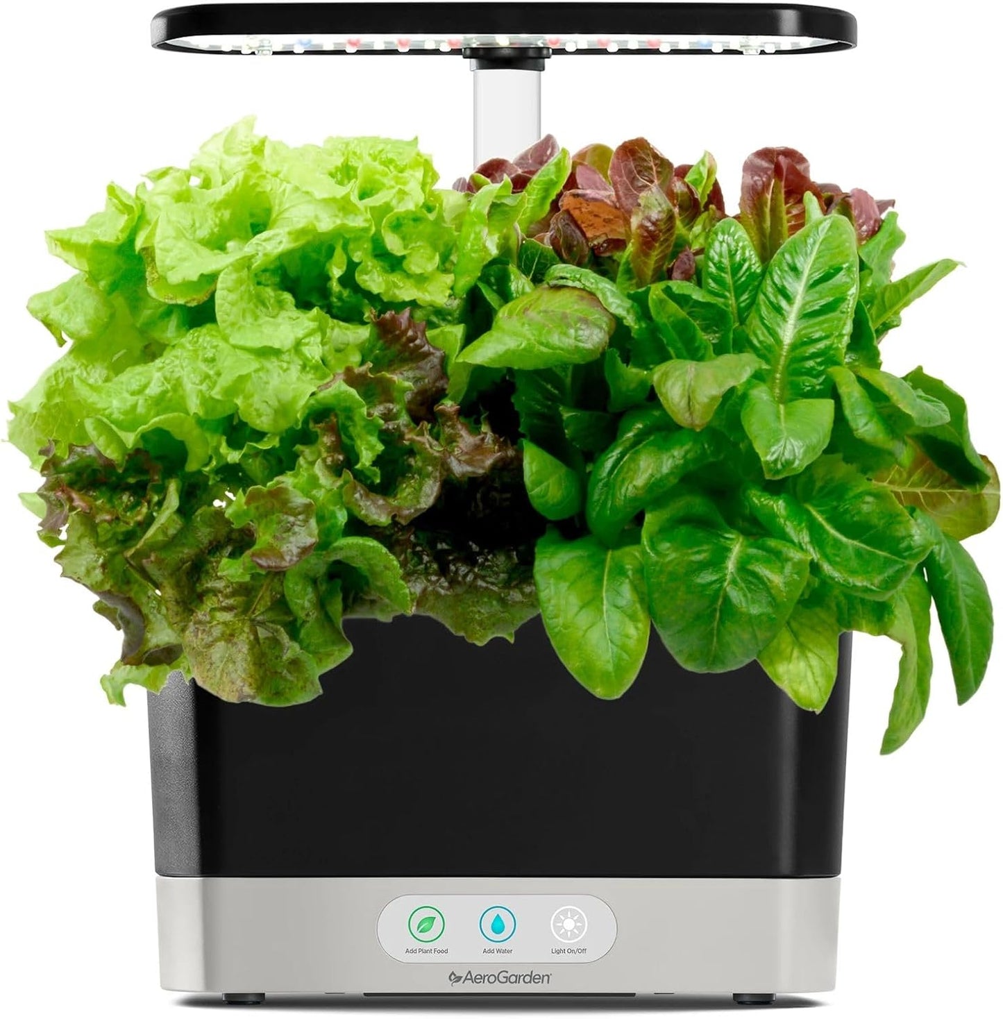 Heirloom Salad Greens Mix Seed Pod Kit with Pre-Seeded Grow Pods, Liquid Plant Food, and Growing Guide, 6-Pod