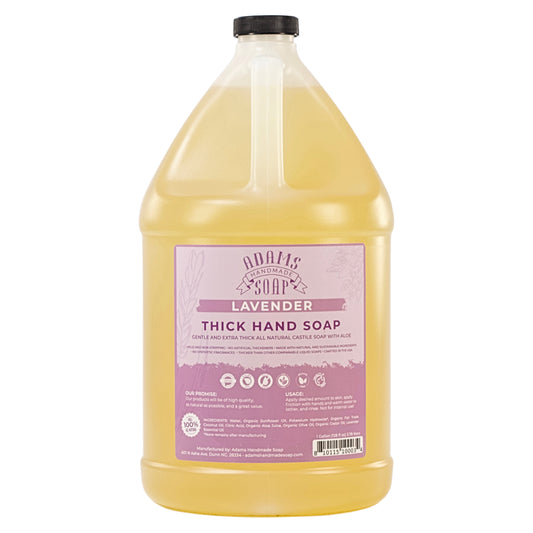 Lavender Organic Liquid Castile Hand Soap 1 Gallon Refill