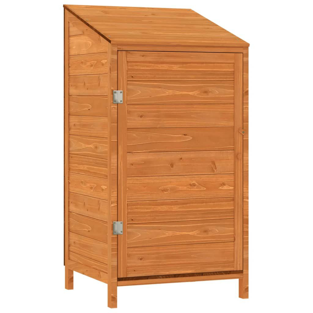 Garden Shed Anthracite Solid Fir Wood Medium Garden Shed