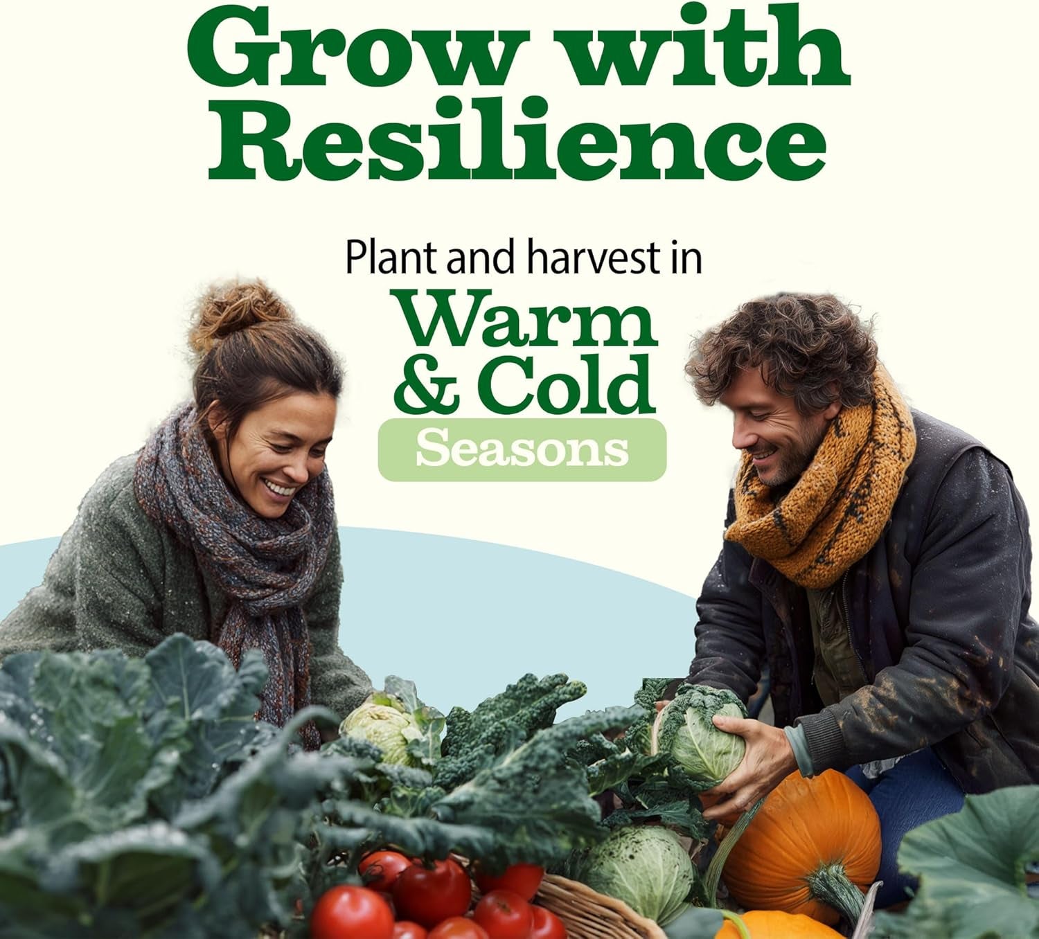 𝗨𝗦𝗔 𝗣𝗥𝗘𝗠𝗜𝗨𝗠 55 Vegetable Seeds Pack 28,000+ Non-Gmo Heirloom Seeds for Planting, Spring Fall Winter Garden Kit, Survival Seed Vault for Preppers & Gardeners, Gift for Men & Women
