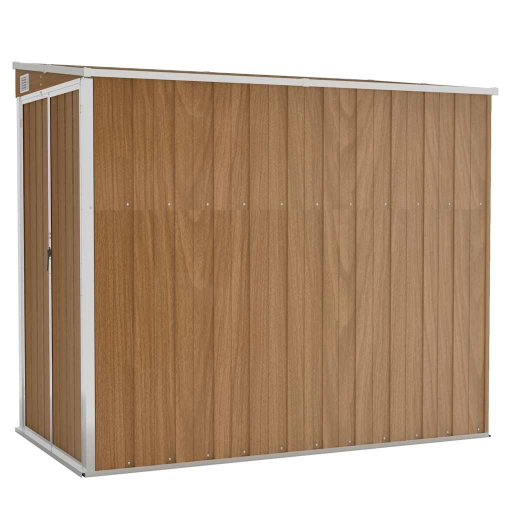 Garden Shed Grey Galvanized Steel Large Garden Shed Rectangular