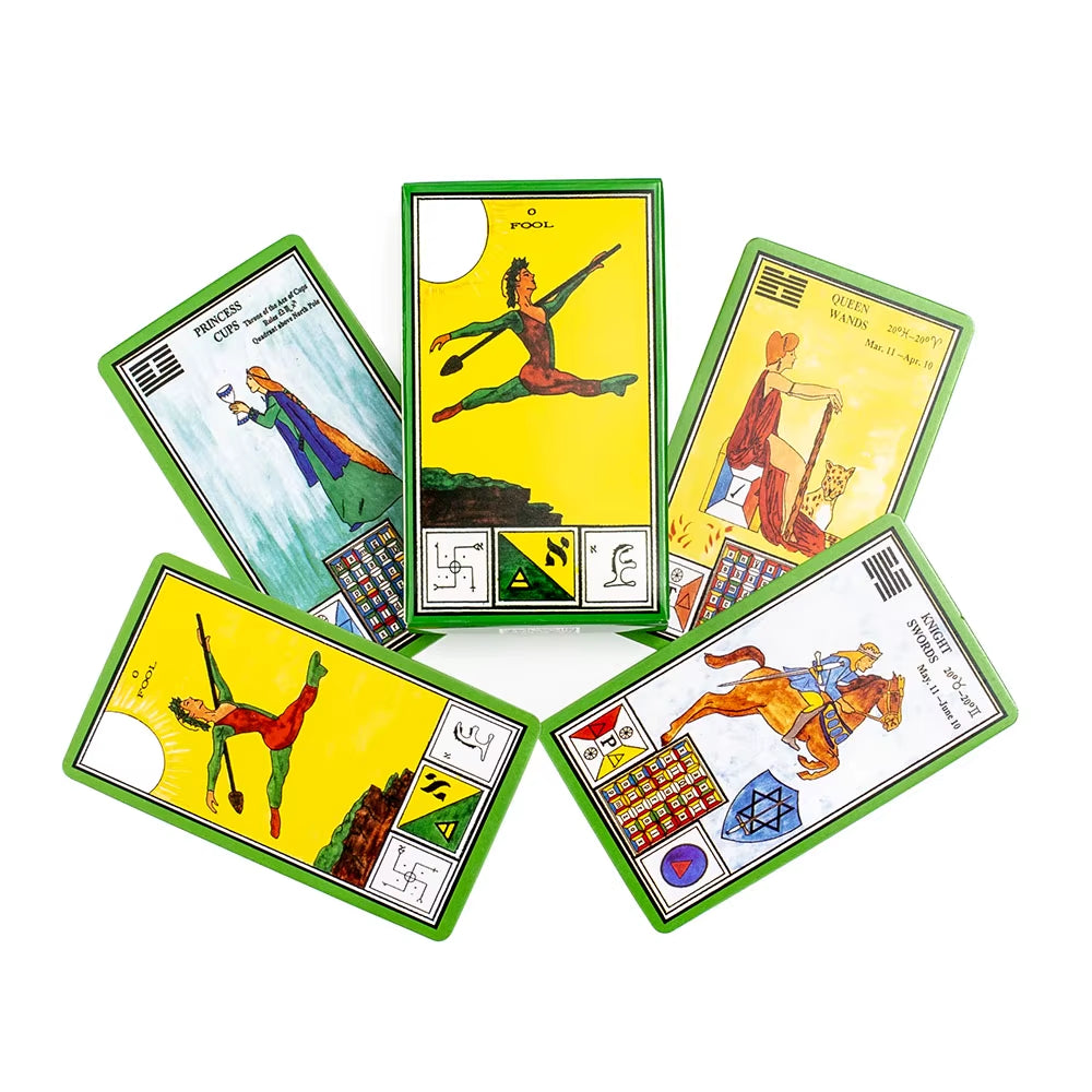 2024 New Style Pastel Journey Tarot Deck 78Pcs Tarot Cards Tarot Deck Collectible Oracle Card Set 10.4*6.1Cm