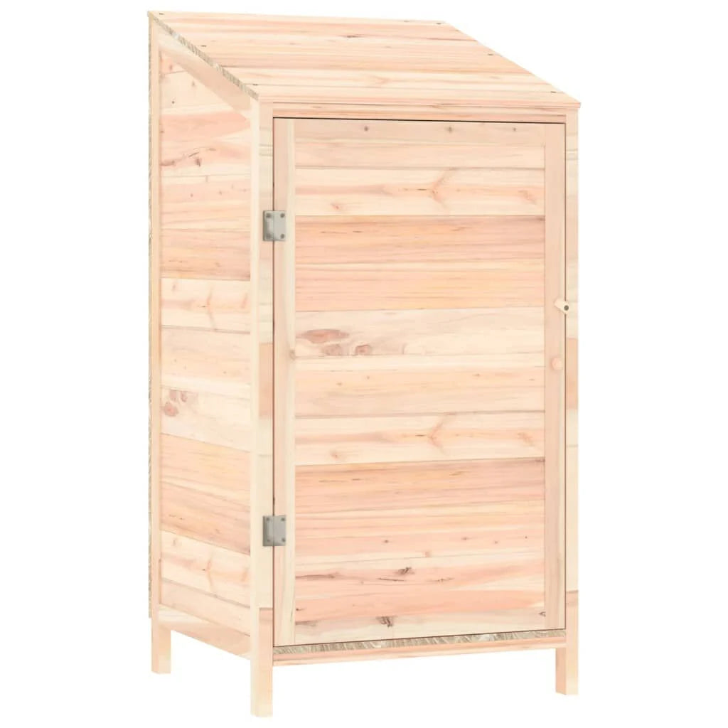 Garden Shed Anthracite Solid Fir Wood Medium Garden Shed