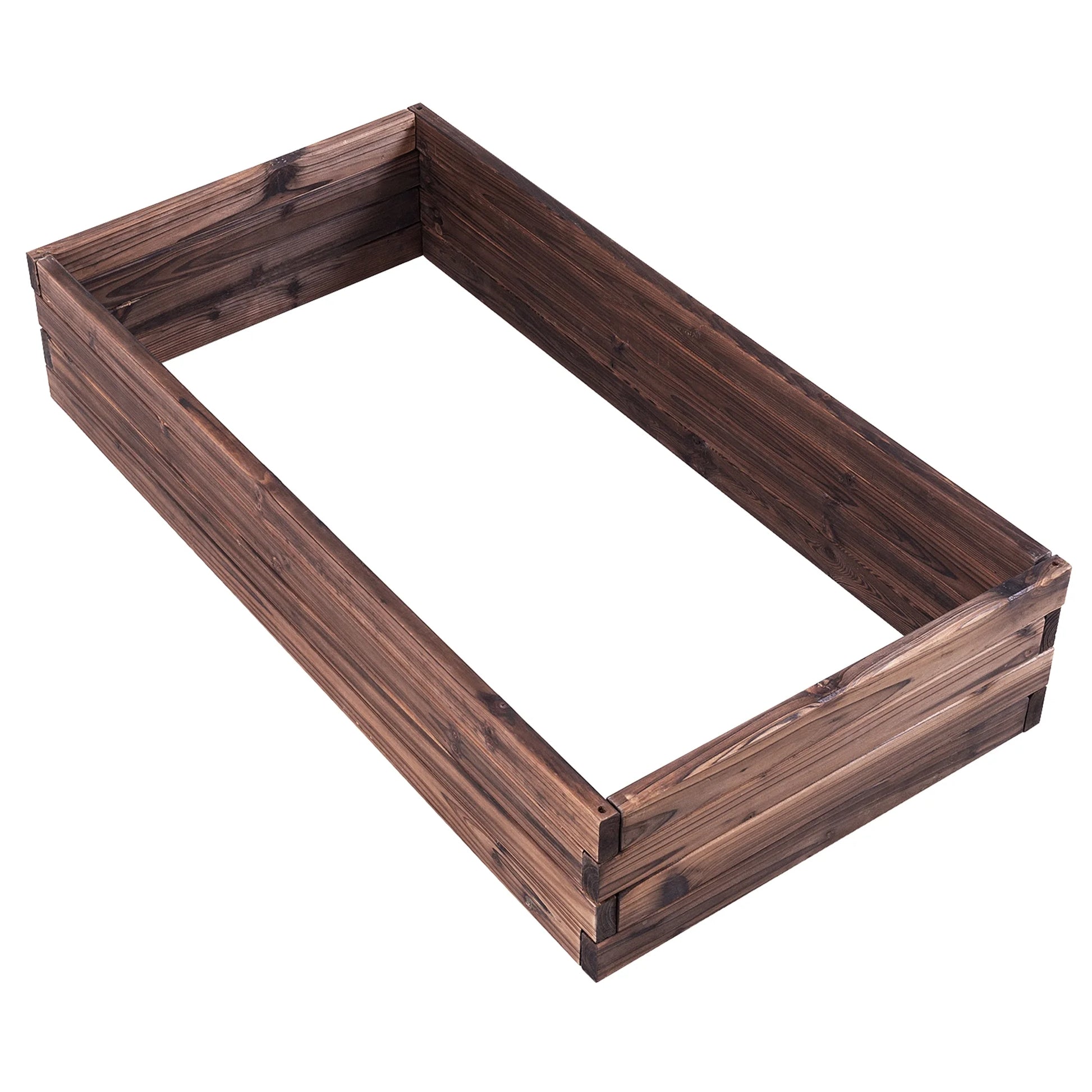 Wooden Raised Garden Bed Kit - Elevated Planter Box for Growing Herbs Vegetable