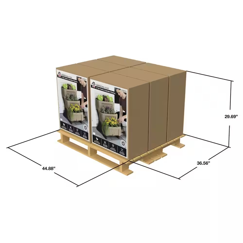 3-Level Herb and Flower Garden Planter