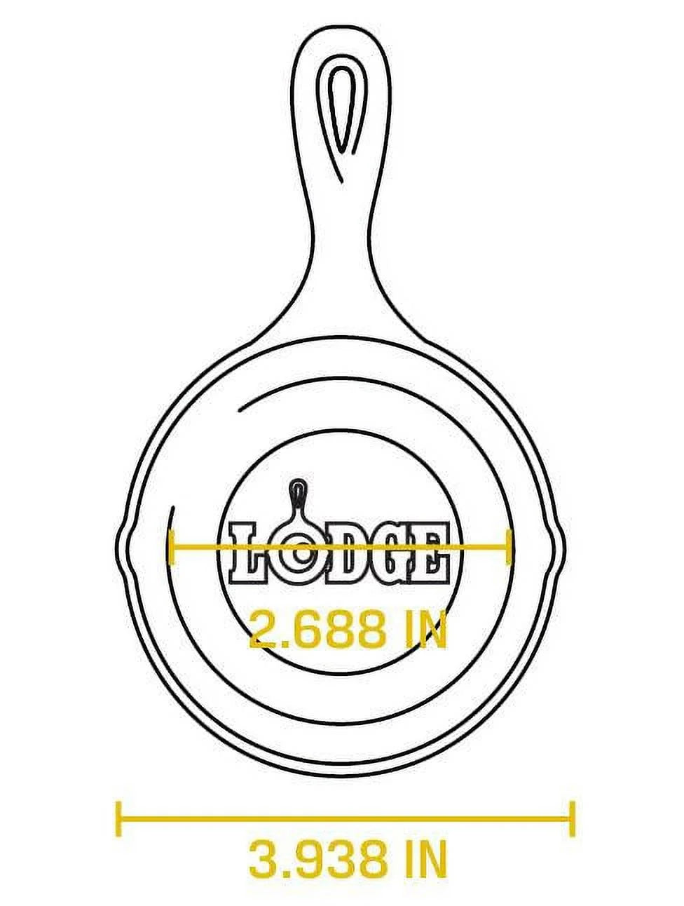 Seasoned Cast Iron 3.5" Skillet