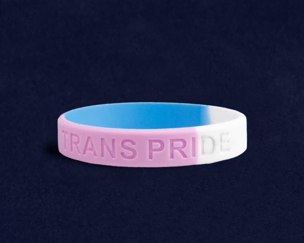 | Pride Silicone Bracelet - Support Pride Causes - LGBTQ+ Rainbow Bracelet for Women & Men (1 Bracelet)