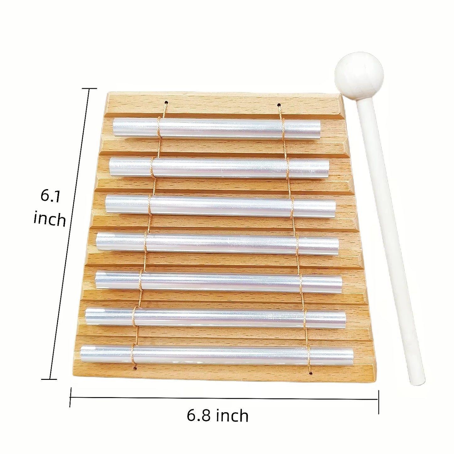 Meditation Chimes 1Phoneme the Original Guaranteed Musically Tuned Wind Zenergy Hand Chime for Classrooms Meditation Mindfulness