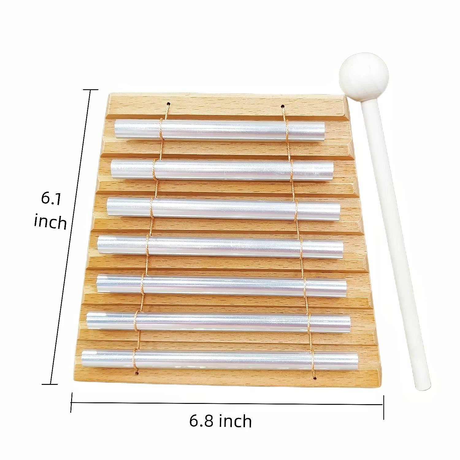 Meditation Chimes 1Phoneme the Original Guaranteed Musically Tuned Wind Zenergy Hand Chime for Classrooms Meditation Mindfulness