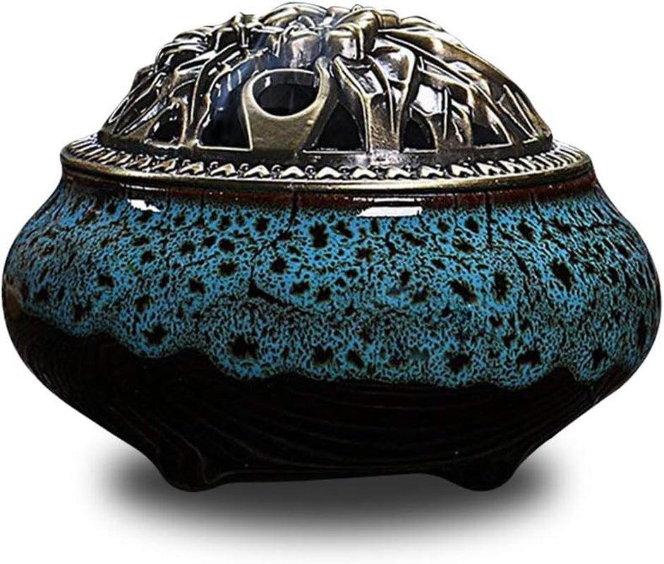 Ceramic Home Decoration Incense Sticks or Cones Burner Porcelain Incense Holder