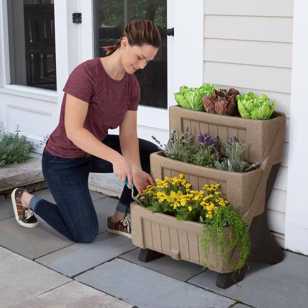 3-Level Herb and Flower Garden Planter