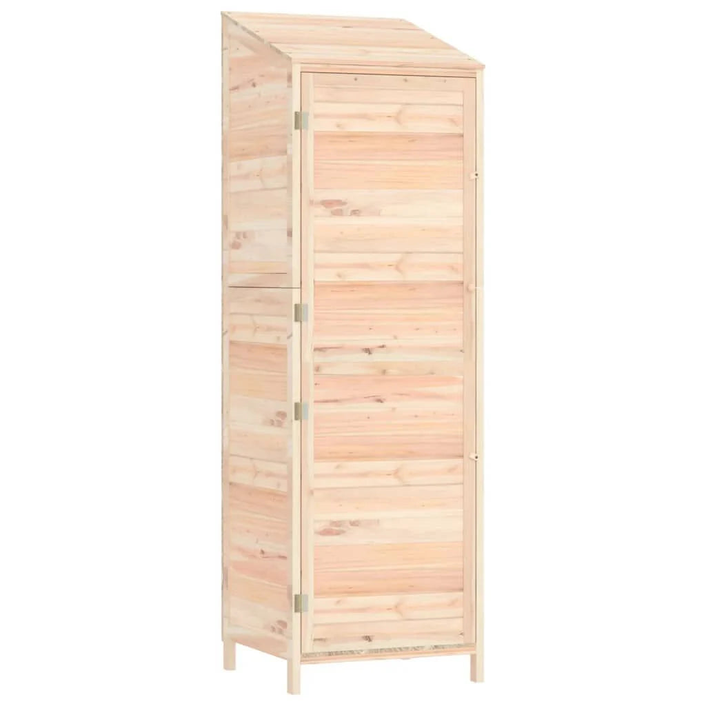 Garden Shed Anthracite Solid Fir Wood Compact Garden Shed