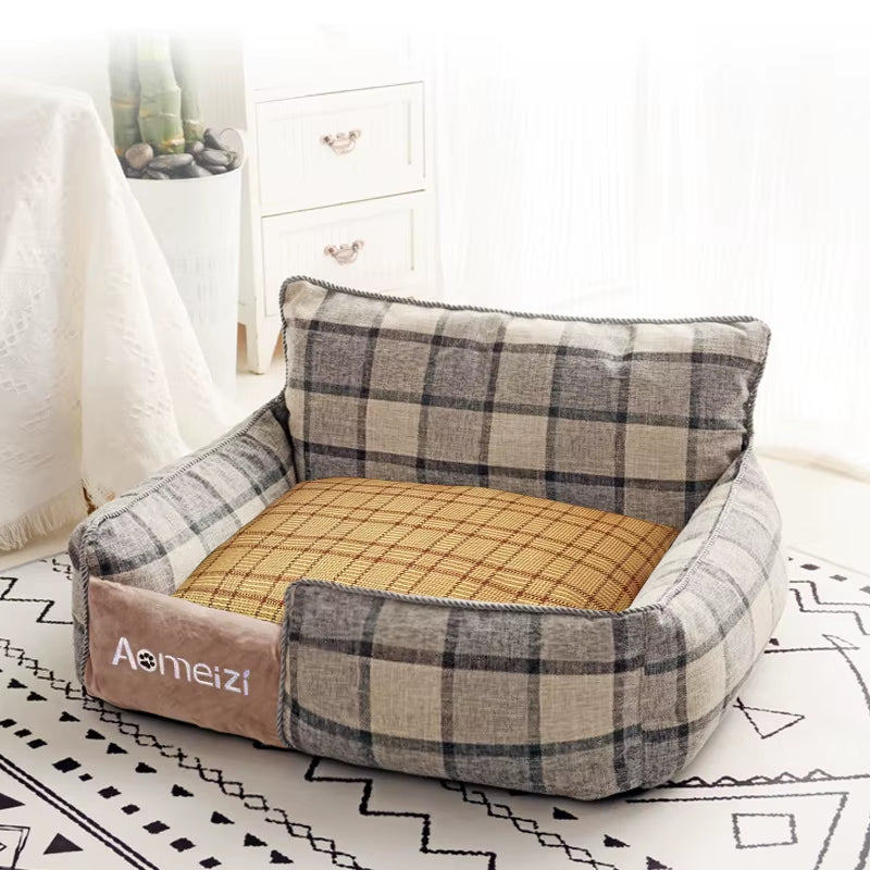 Big Dog Bed Removable Pet Sofa Bed for Small Medium Big Dogs Washable Cat House Mats Soft Pet Sleeping Beds Dog Accessories